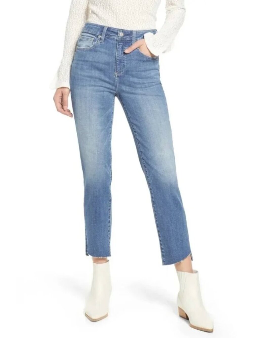 Pistola | Monroe High Rise Slim Cigarette Jean in Summit